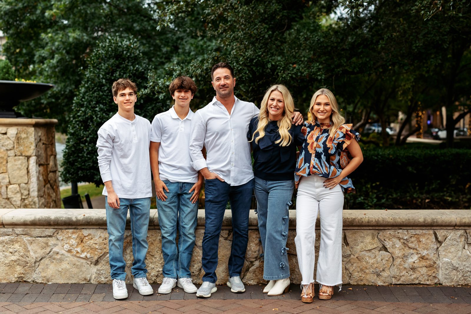Eric & Natalie Brennan and family โ owners of Prosper Shutters & Blinds, Prosper TX